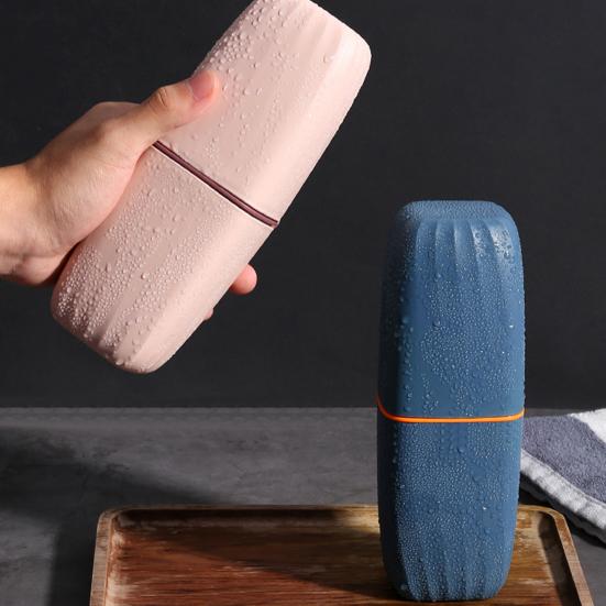 Контейнер для зубной щетки с гладкими краями, безвредный экологически чистый контейнер-контейнер для зубной щетки для ванной комнаты