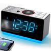 ITOMA CKS 708 Bluetooth Радио-будильник с FM-модуляцией, Двойной будильник, Большой светодиодный дисплей с регулировкой яркости, USB-зарядка, Ночник, Динамик, Радио, Функция повтора сигнала,