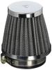 KITACO 515-0000460 Performance Air Filter for Motorcycles, Diameter 1.8 Inches (46 Mm), Straight, Universal, Chrome Plated