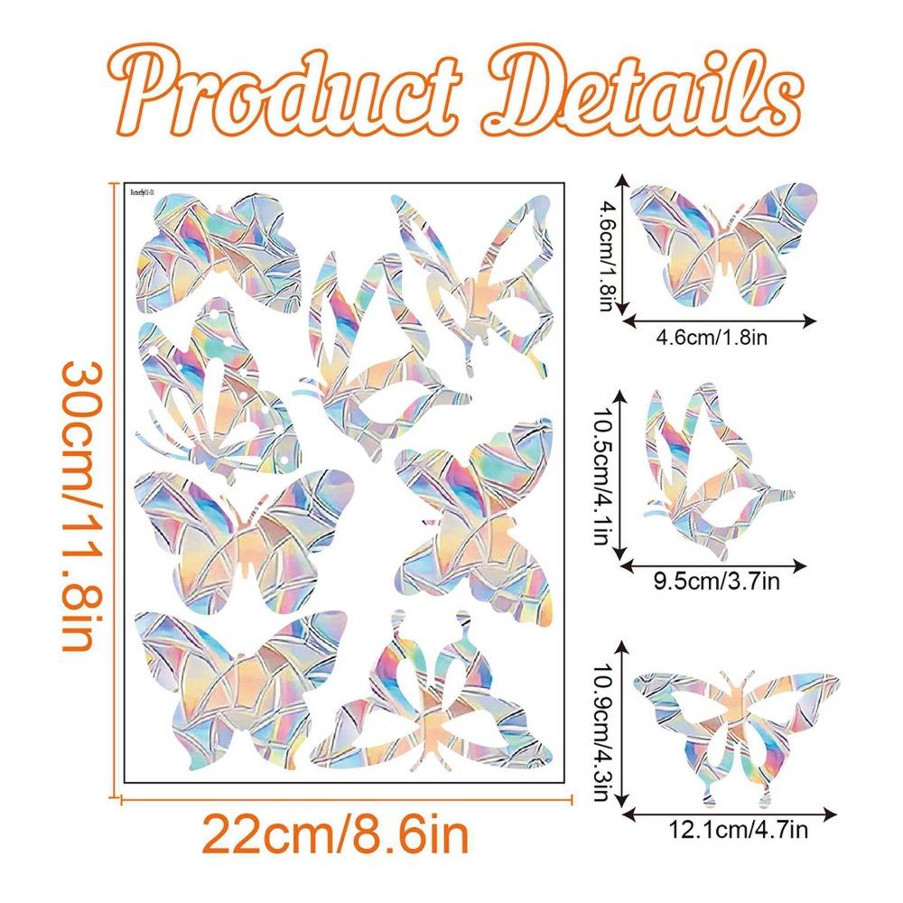 Removable Window Clings Static Cling Window Stickers Bird Safe Bird Strike Deterrent Sliding Doors