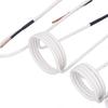 6 Pcs Induction Heater Coil Kit 2.5mm Brass Core 20 30 40 50mm Free Forming Flat Type Induction Heater Wires