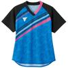 VICTAS Игровая футболка для настольного тенниса Синяя Маленький 031475 V-LGS802 Женская (0120)