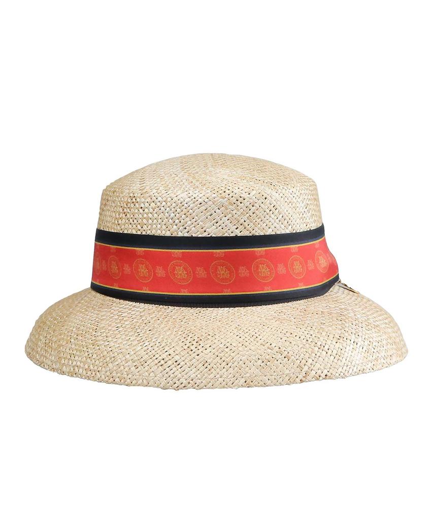 Kaliseumontapone Malissa Raffia Twilly Boater Hat Straw Hat