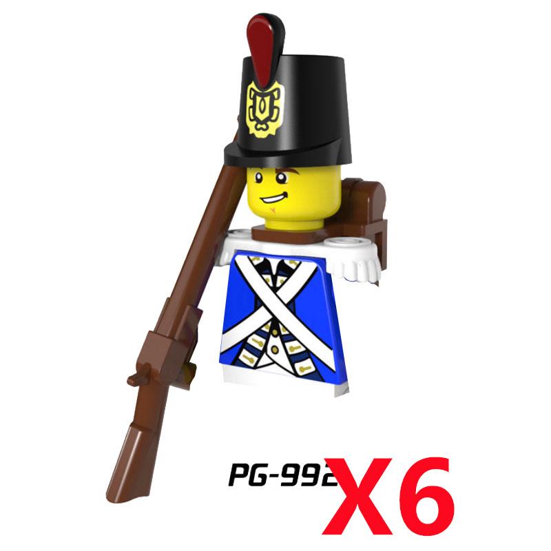 Средневековый Солдат Рыцарь Фигурка MOC Строительный Блок Зеленый Дракон Замок Пехота Орки Пират Римская Кавалерия Оружие Игрушки Подарки D122