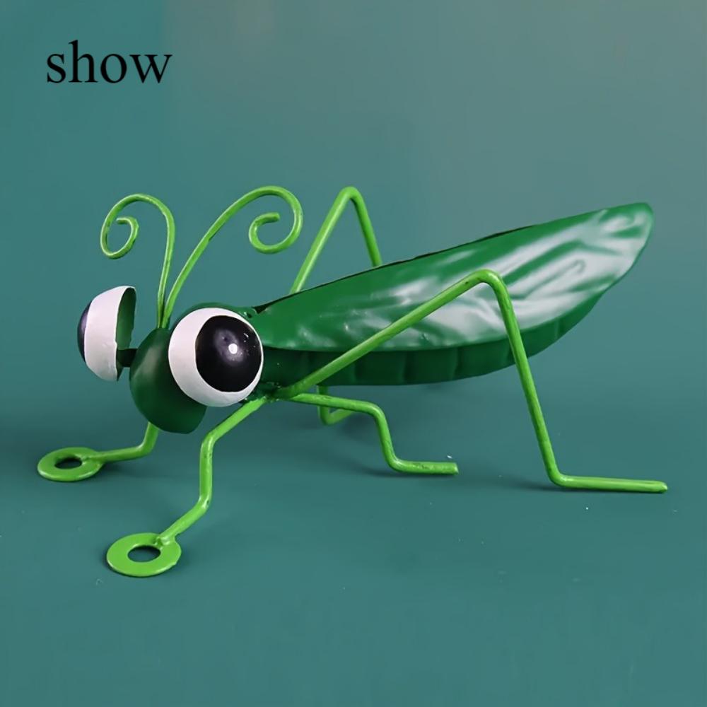 Металлическое украшение для сада в виде саранчи, 3D скульптура, настенное искусство, украшение для сада, украшение для двора, украшение для забора, украшение для стены газона, спальни, гостиной