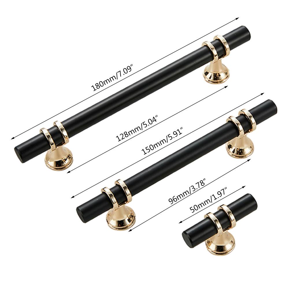 2 шт./набор Стильные ручки-скобы для шкафов и мебели Модные функциональные Т-образные ручки для ящиков для кухни и ванной