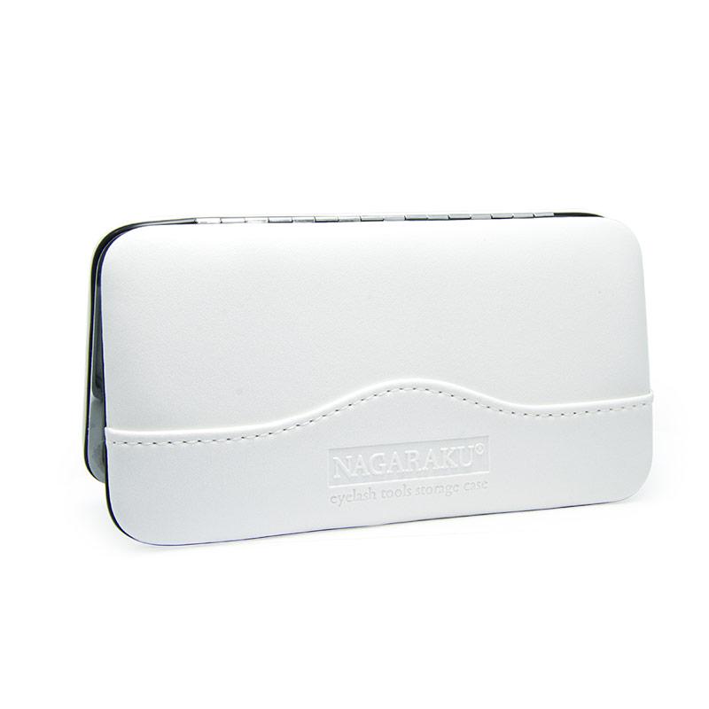 Коробка для хранения пинцетов NAGARAKU, розовый, белый, красный цвета, коробка для пинцетов, инструменты для макияжа, высококачественный чехол из искусственной кожи, инструменты для пинцетов
