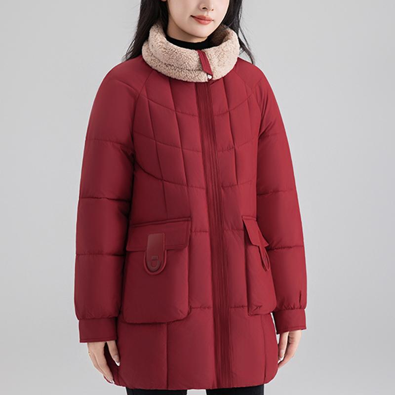 Fashion Woman Long Parkas Winter Coat Plus Size Loose Thick Warm Outerwears Elegant Women's Jackets