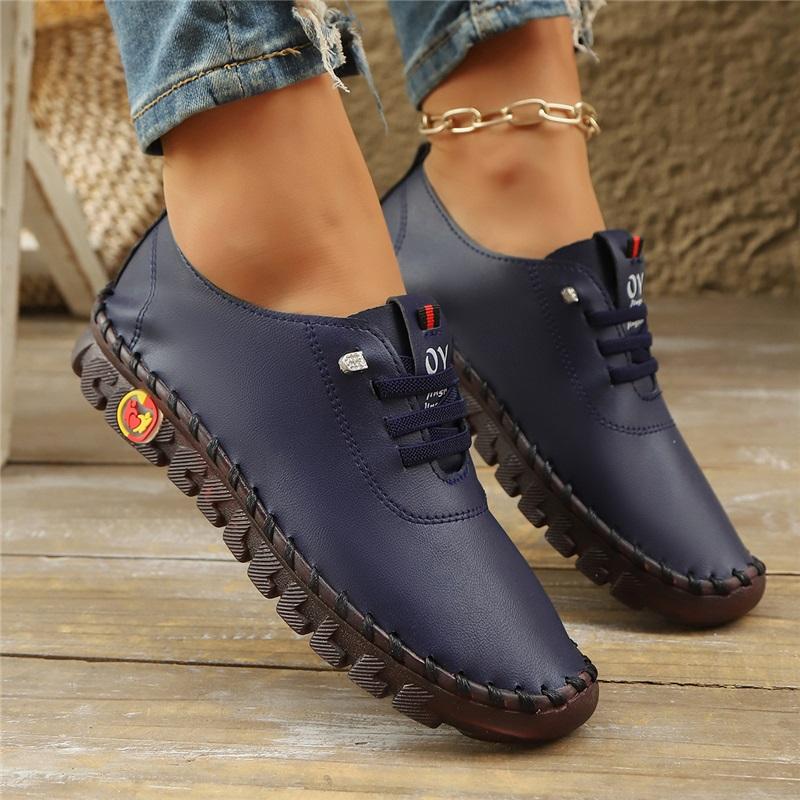 Повседневные туфли женские с мягкой подошвой Tendon с ручной строчкой для мам среднего и пожилого возраста женская обувь