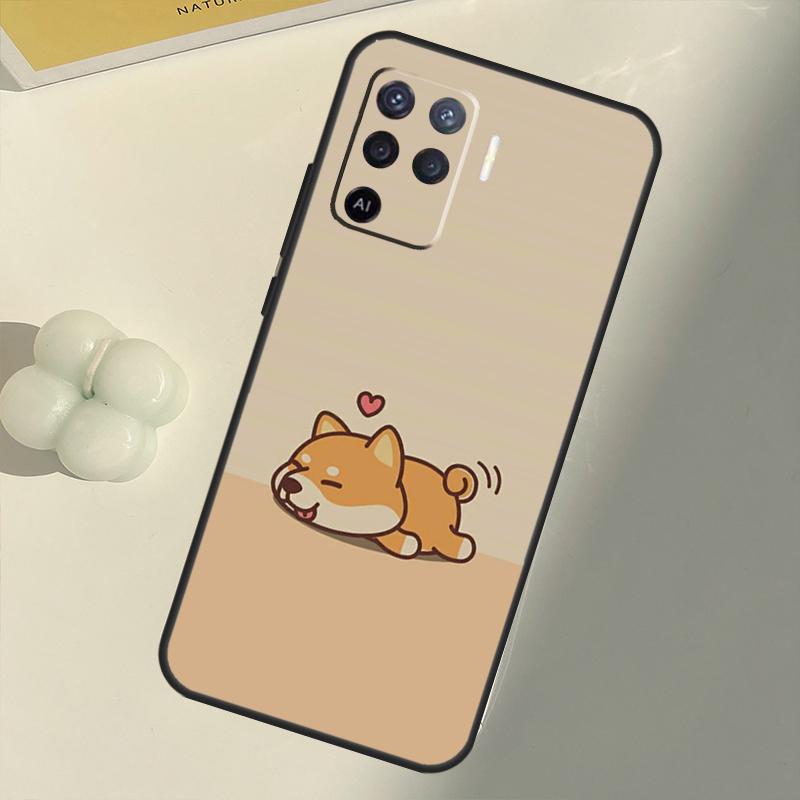 Милый чехол Shiba Inu для OPPO A74 A94 A54 A1K A15 A16 A52 A72 A83 A91 A93 A53S A5 A9 A31 A53 2020, чехол
