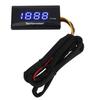 Motorcycle Tachometer Gauge Backlit Clear Display ABS Tachometer Accessories Ultra Thin LCD (Blue)