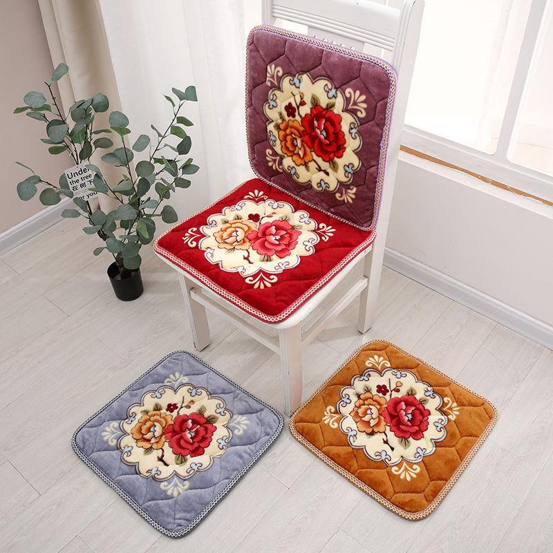 Нескользящие Плюшевые Толстые Подушки для Сохранения Тепла Подушки для Толстых Стульев в Классе Подушки для Диванов в Ресторане Подушки для Сидения