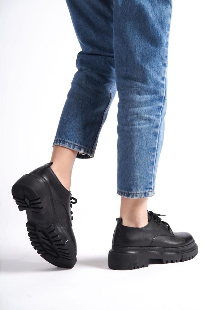 Женские модные лоферы из лакированной кожи на толстом каблуке, черные лоферы на толстой подошве, повседневные лоферы