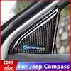 ABS окно автомобиля стойка накладка на стойку рамка наклейка украшение подходит для Jeep Compass 2017 2018 аксессуары для интерьера