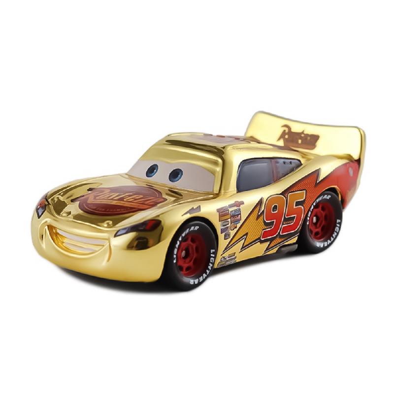 Игрушки из мультфильма Тачки Pixar Подарки 95 Молния Маквин Модель Игрушечная машинка 1:55 Литье под давлением из металла Детские подарки Аниме Фигурка Гоночная машина Игрушки