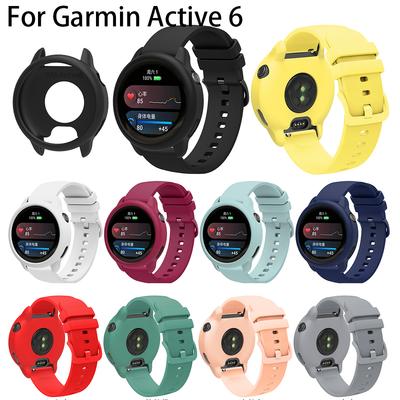 Силиконовый чехол+ремешок 20 мм для Garmin Active6