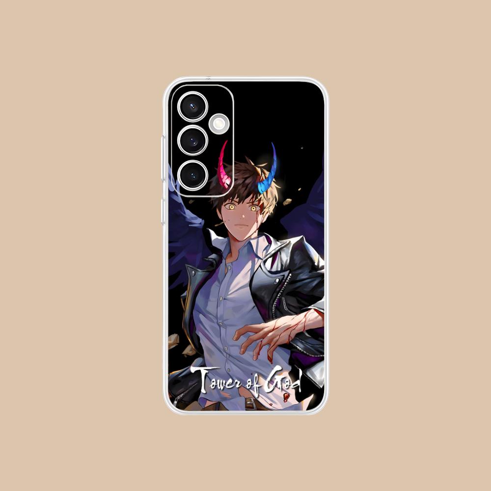 Чехол для телефона из аниме-игры «Башня Бога» для Samsung Galaxy S25 S24 S23 S22 S21Plus FE Ultra Прозрачный Цветной Чехол Смартфон Роскошный