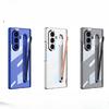 New Model Is Suitable for Samsung Z Fold7 Folding Mobile Phone Case Transparent Electroplated Hard Shell Integrated Pen Slot Protection Case
