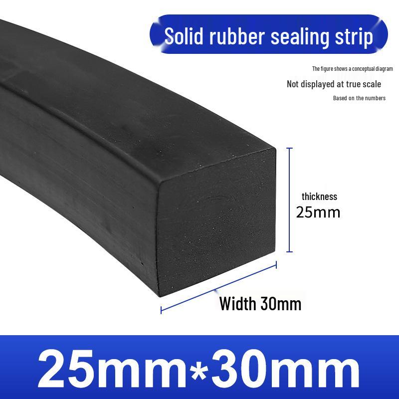 Nitrile Rubber Strip: Oil & Pressure-Resistant Shock Absorbing Glass Pad for Sealing & Joint Support