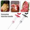 Инжектор для индейки с 3 навинчивающимися иглами для маринада Портативный гриль для барбекю Мясо Индейка Инструменты для впрыскивания аромата маринада Набор Кухонные гаджеты