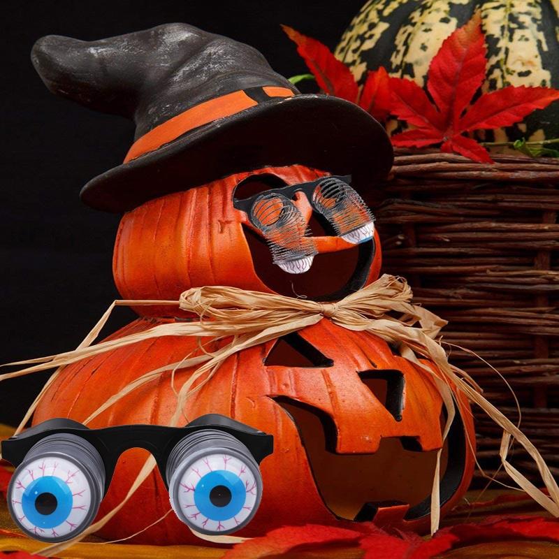 Out Eye Dropping Eyeball Glasses Terror Scary Party Prank Joke Toys