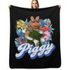 Miss Piggy Throw Blanket Air Conditioner Soft Blanket for Office Home