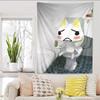 Inoue Toro Cute Cat Tapestry Room Decoration Home Decor Bedroom Wall Hanging Fabric