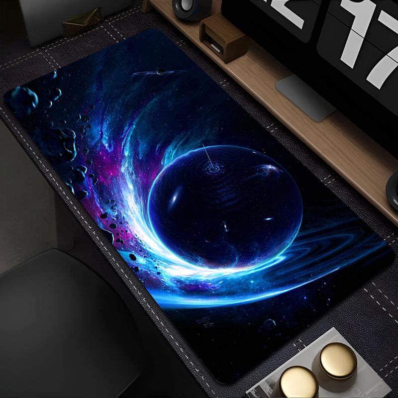 Anime Mousepad Computer Gamer Lock Edge Desk Mat Laptop Space Galaxy Keyboard Pad HD Print Soft Mouse Pads Natural Rubber Carpet