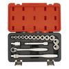 Socket Wrench Set 4130MP Drive Red Contents 17 Items 12.7mm (1/2")