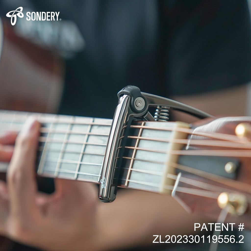 Capo Tast Guitar String Cutting Bridge Pin Puller 4 In 1 Acoustic Guitar Electric 6 Strings Acoustic Guitar Capo 5 Guitar Plectrums and Pouch Included