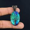 Tree Of Life Australian Triplet Opal 999 Copper Wire Wrapped Pendant, Handmade Gemstone Jewelry Pendant Gift For Birthday