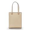 Vertical Tote Bag Lightweight A4 Large Capacity Bag Zipper Commuting Bag A0019 [ANDSHIN] [Andshin Women's (beige)