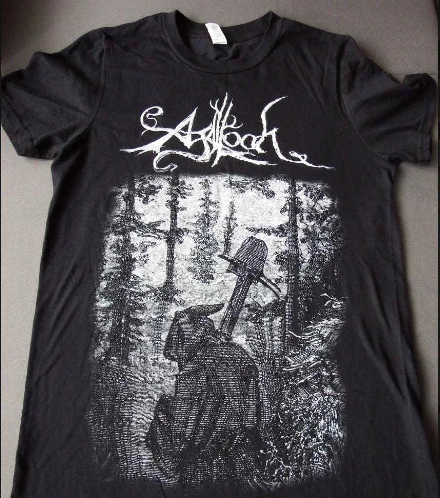 Редкая футболка Agalloch с коротким рукавом, хлопковые топы, мужская, женская, черная, мужская S до 4XL, подарок для фанатов