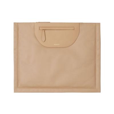 Клатч женский Olympia, стиль шарфа, из кожи и овчины, цвет Cool-Beige 80465351