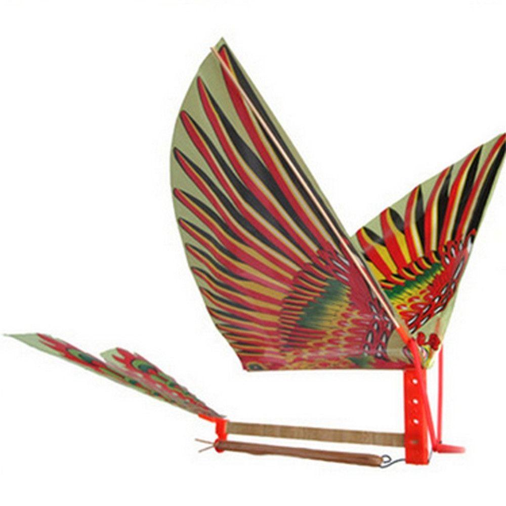 Science Toy Model Building Kits Children Ornithopter Birds Toys Handmade Rubber Band Power DIY
