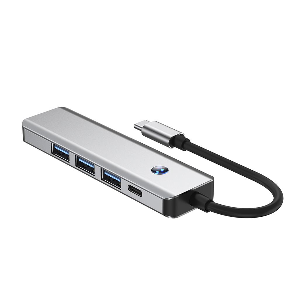 Адаптер-хаб с интерфейсами 5 в 1 TYPE-C+USB3.0*1+USB2.0*2+HDMI+PD100W для iPad