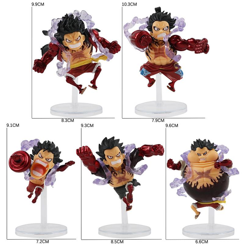 Фигурка Луффи Gear 4 из One Piece Обезьяна Д.. ПВХ Фигурка Действия Луффи Аниме Модель Игрушка Декор для Рабочего Стола Коллекция Подарок для Фанатов