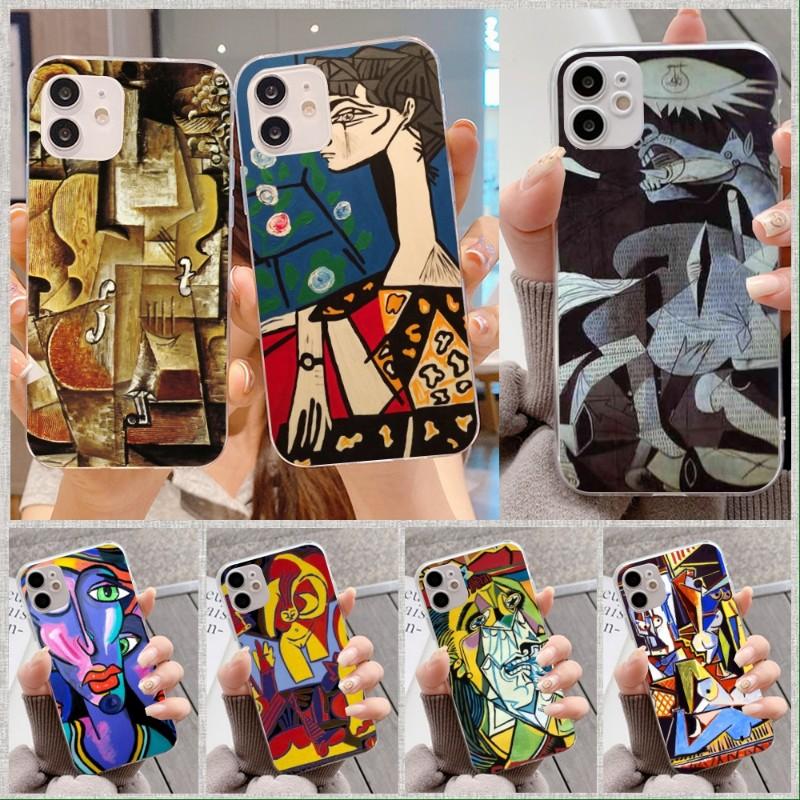 Чехол для телефона Pablo Picasso для iPhone 14 13 12 11 XS X 8 7 6 Plus Mini Pro Max SE 2022, мягкий прозрачный чехол для телефона