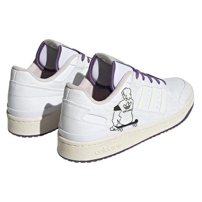 adidas Кроссовки Originals Forum Low Cl 'Белый Фиолетовый' IE2121