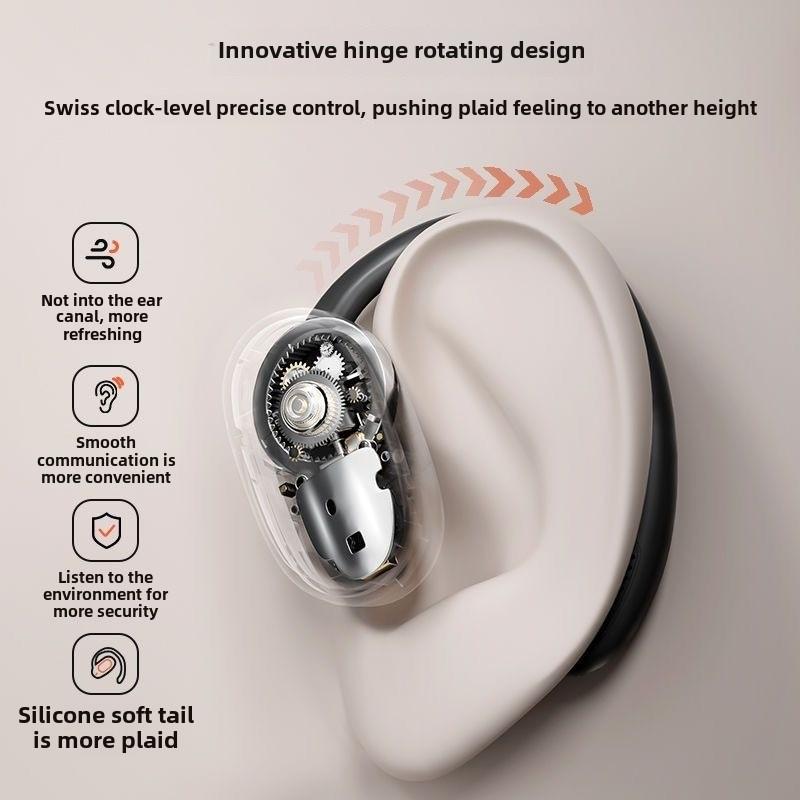 Bluetooth-наушники с вращающимся подвесным ушным вкладышем, беспроводные, с длительным сроком службы, наушники OWS