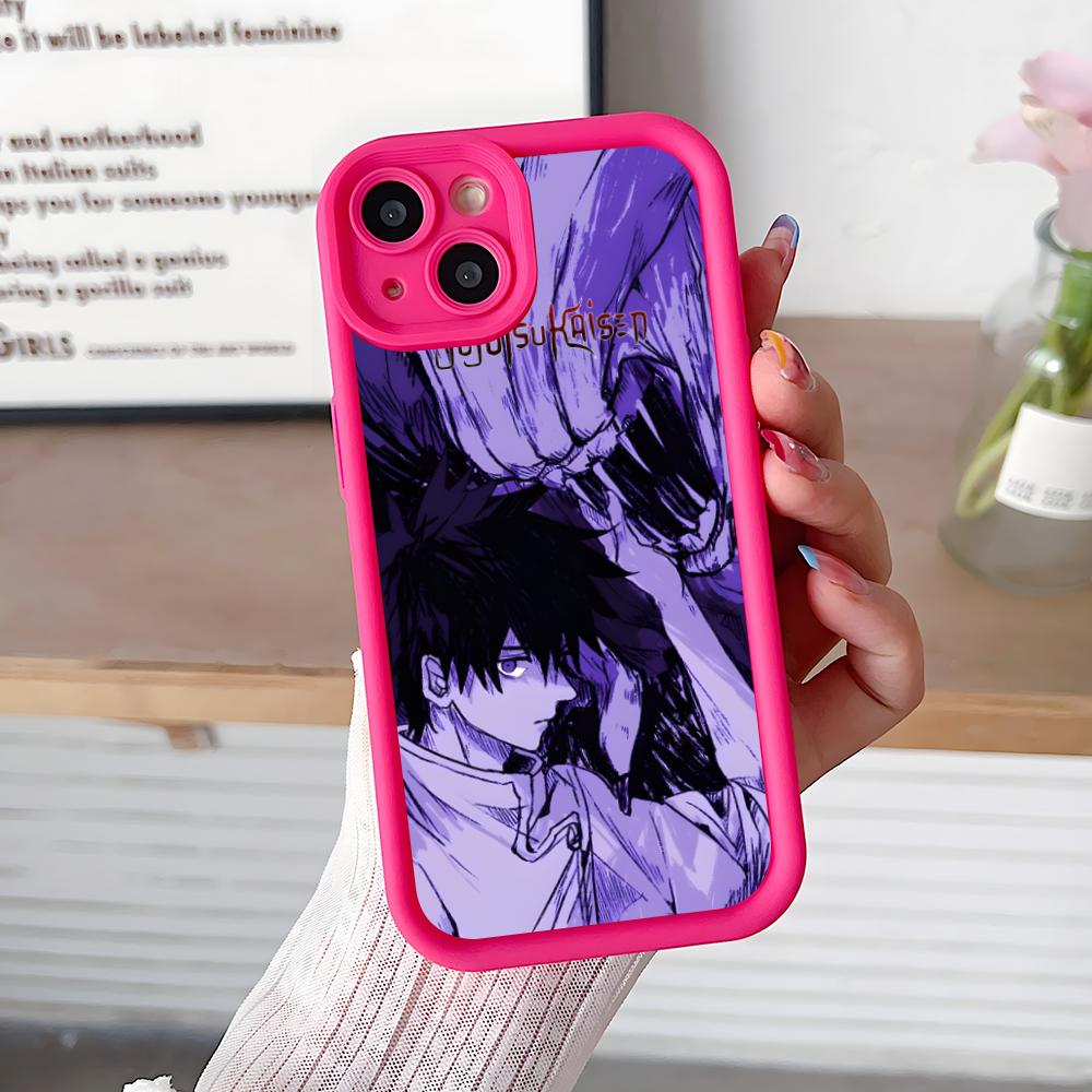 Чехол для телефона Jujutsu Kaisen Юта Оккоцу для iPhone 17 16 15 14 13 12 11 Air Pro Max Plus Утолщенный ТПУ Цветной Чехол Чехол Роскошный
