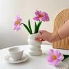 Plastic Flower Pot Imitation Ceramic Flower Arrangement Household Flower Vase  Home Decoration