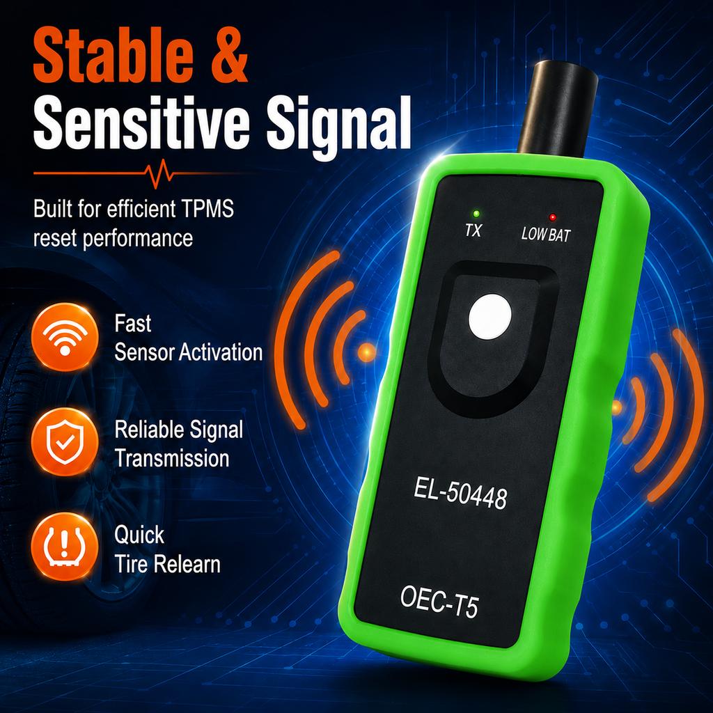 Инструмент сброса TPMS EL-50448 для датчика давления в шинах GM, устройство переобучения, инструмент активации датчика