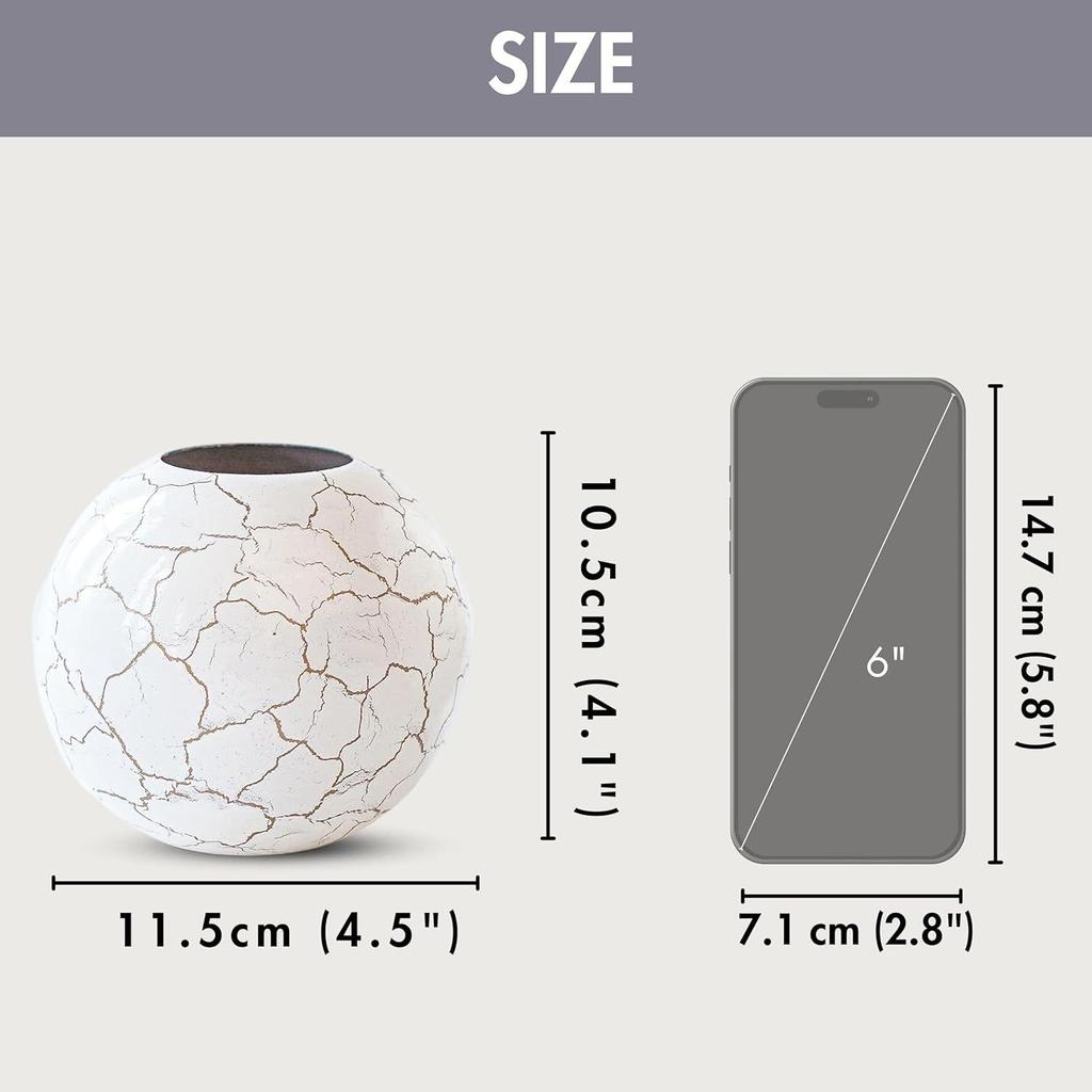 Металлическая ваза-шар для домашнего декора|Круглый цветочный горшок для спальни, гостиной, офиса, свадьбы|Цветочная композиция на день рождения, годовщину, фестиваль|