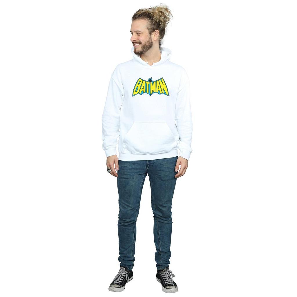 DC Comics Mens Batman Retro Logo Hoodie