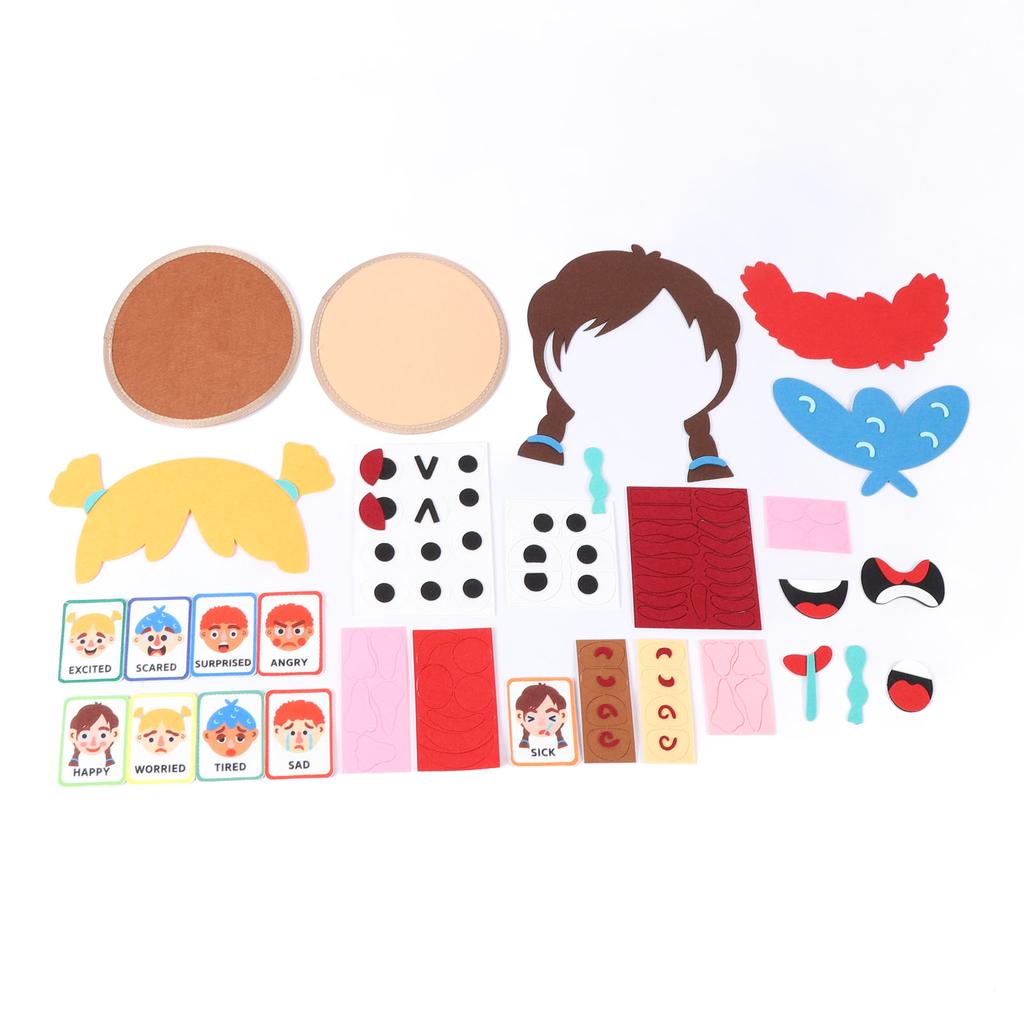 Social Emotional Learning Activities Toys Educational Preschool Learning Sensory Toy Funny Face Games for Children