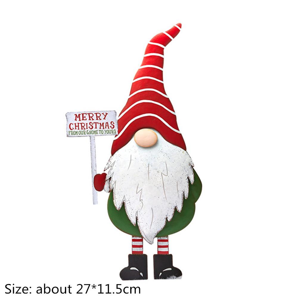 Рождественское украшение для двора, уличное украшение для сада, дорожки, двора, газона, декоративные колышки Санта-Клауса, декор для рождественской вечеринки, сделай сам, украшение