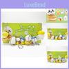Selfmocking Pvc Cute Bear Japanese Cuisine Keychain Miniature Toy Figures Set