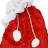 Christmas Bags Santa Claus Gift Bag Velvet Santa Drawstring Bag Christmas Classic Red Bag Decorations