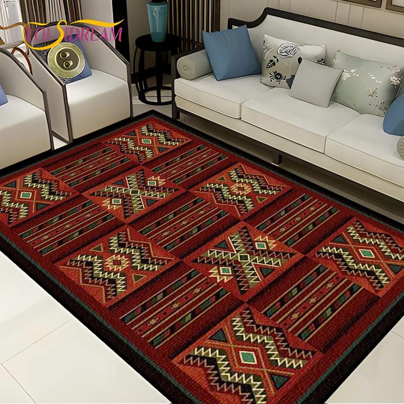 Винтажный персидский ковер для гостиной, спальни, богемный, турецкий, марокканский, этнические ковры, противоскользящий, мандала, геометрический, придверный коврик, коврик-постер